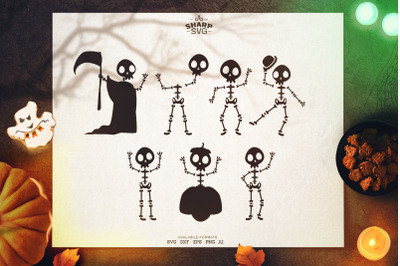 Halloween Skeletons SVG | Halloween SVG Files