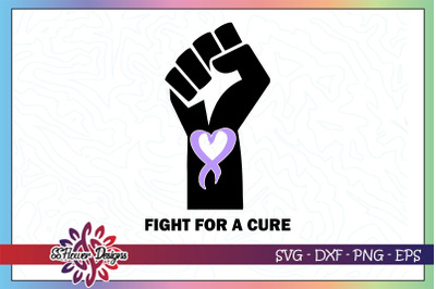 Awareness fist ribbon svg, Cancer awareness svg