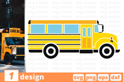 1 School bus, School bus&nbsp;quotes cricut svg