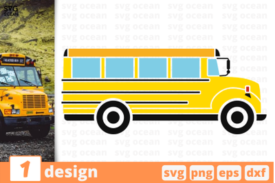 1 School bus, School bus&nbsp;quotes cricut svg