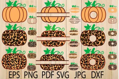 Leopard Pumpkin SVG, Thanksgiving Day Svg, Pumpkins Svg