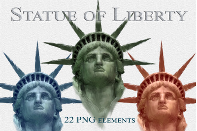 Statue of Liberty clipart, New York City clipart, Lady Liberty