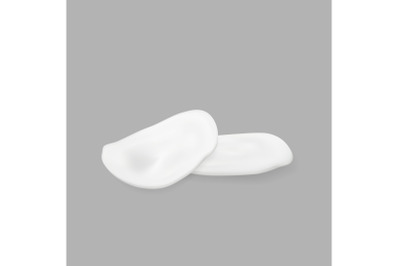 Cotton Pads For Medical Or Cosmetic Purposes Vector