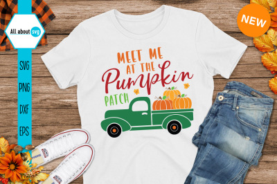 Meet Me At The Pumpkin Patch Svg