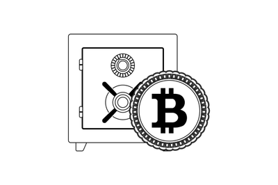 Deposit box safe for storage bitcoin