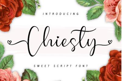Chiesty | Sweet Script Font