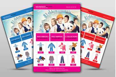 Kids Product Promotion&nbsp;Flyer