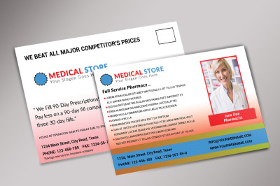 Medical Store&nbsp;Postcard