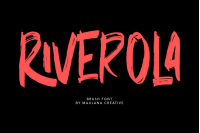 Riverola Brush Font