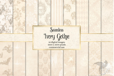 Ivory Gothic Digital Paper