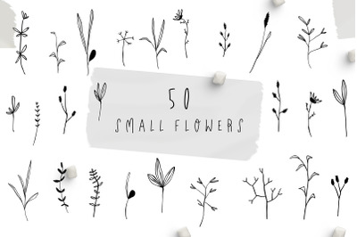 SMALL FLOWERS SET