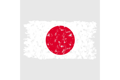 Japanese texture flag