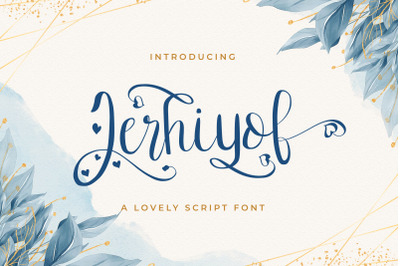 Jerhiyof - Lovely Script Font