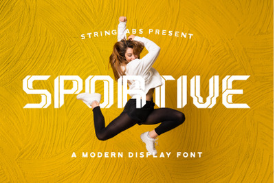 Sportive - Modern Display Font