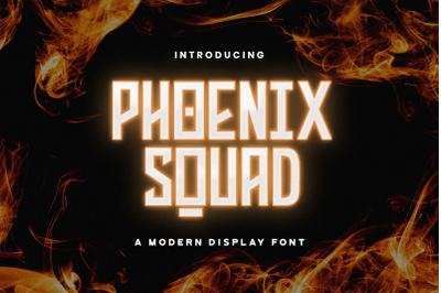 Phoenix Squad - Modern Display Font