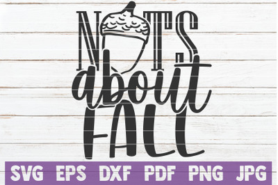 Nuts About Fall SVG Cut File