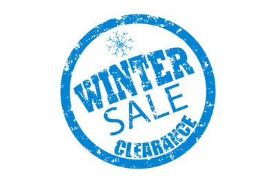 Winter sale clearance rubber stamp