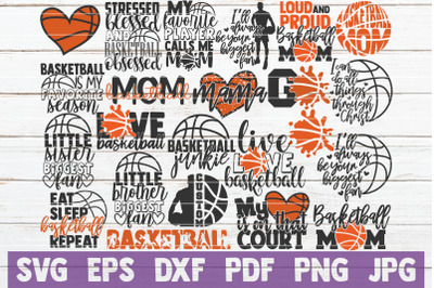 Basketball SVG Bundle | Basketball Mom Cut Files