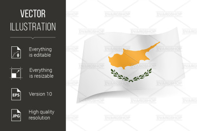 &quot;State flag of Cyprus.&quot;