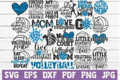 Volleyball SVG Bundle | Volleyball Mom Cut Files