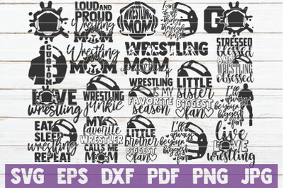 Wrestling SVG Bundle | Wrestling Mom Cut Files