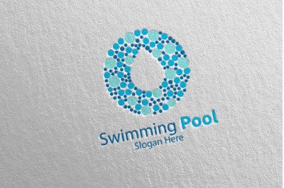 Swimming Pool Services Logo 2