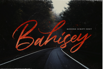 Bahisey - Modern Script Font