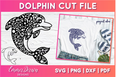 Dolphin SVG | Zentangle Cut File
