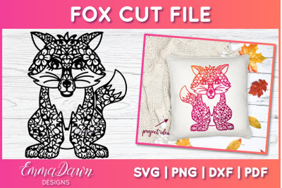 Fox SVG | Zentangle Cut File