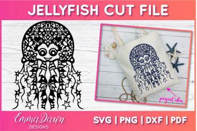 Jellyfish SVG | Zentangle Cut File