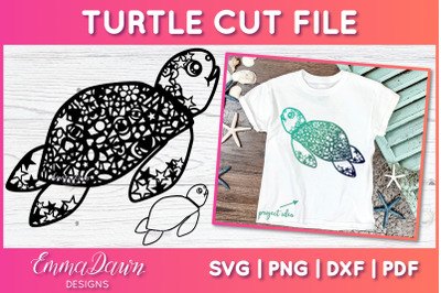 Turtle SVG | Zentangle Cut File