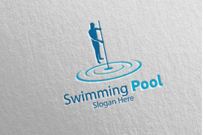 Swimming Pool Services Logo 13