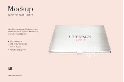 Business Card Holder Mockup | Compatible With Affinity Designer