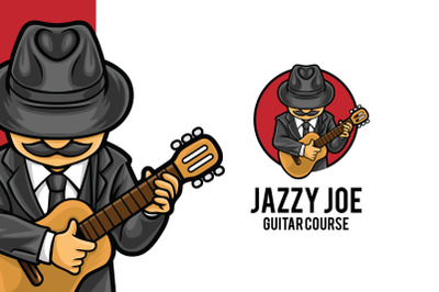 Guitar Course Logo Template