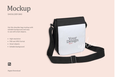 Shoulder Bag Mockup | Compatible With Affinity Designer