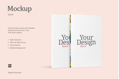 Book Mockup&2C; Notebook Mockup | Compatible With Affinity Designer