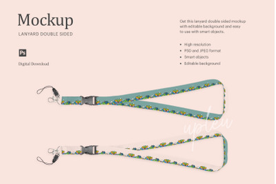 Double Sided Lanyard Mockup | Compatible With Affinity Designer