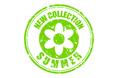 Summer new collection rubber stamp