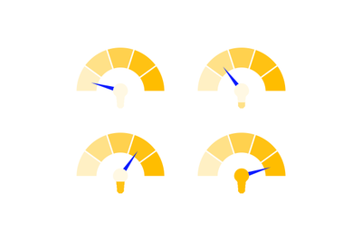 Idea measuring fantasy and imagination. Brightness indicator