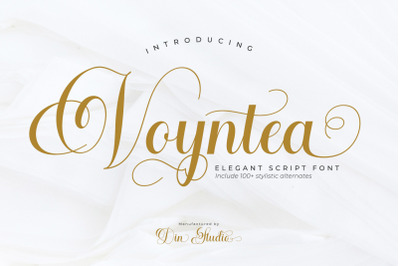 Voyntea-Beautiful Calligraphy Font