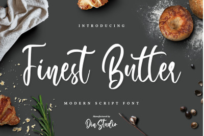 Finest Butter-Modern Handwritten Font