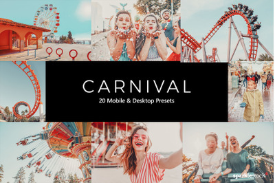 20 Carnival Lightroom Presets &amp; LUTs