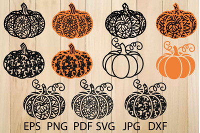 Lace Pumpkin Svg, Thanksgiving Day Svg, Pumpkins Svg