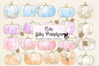 Cute Baby Pumpkins Clipart