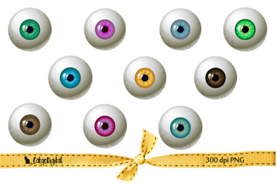 Eye Balls Iris Clipart PNG transparent individual files