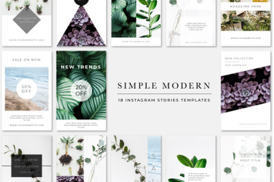 Simple Modern Instagram Stories Pack