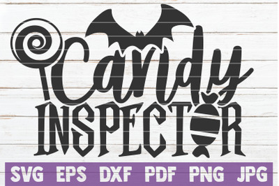 Candy Inspector SVG Cut File