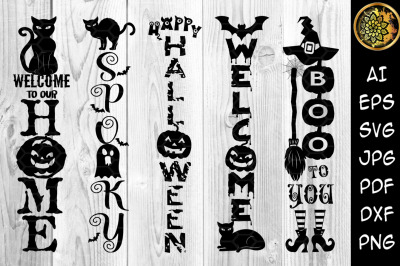 Halloween Home Porch Sign SVG V.2