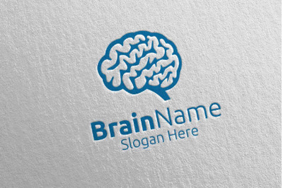 Brain Technology Logo Design 1