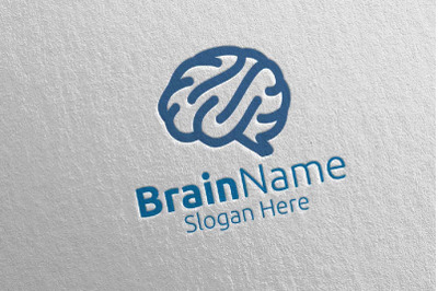 Brain Technology Logo Design 2